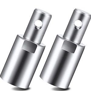 2 pcs Ice Auger Ice Fishing Auger Steel Adapter Compatible with M22 Thread Drill